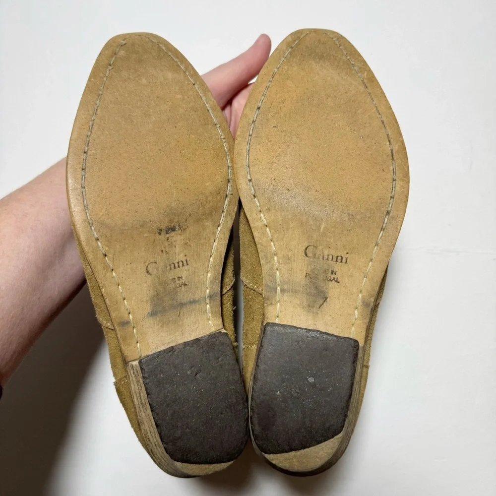 Ganni Suede Western Boots